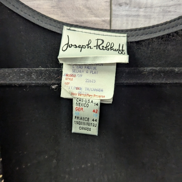 Vintage Joseph Ribkoff Crop Beaded Top - Size 14 - Picture 4 of 11